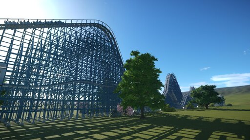 Steam Workshop Triton 4K Wooden Roller Coaster Blueprint