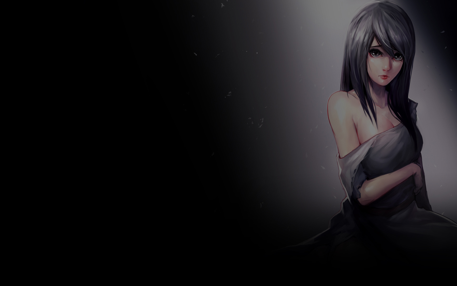 Steam Workshop::Dark Anime Girl Background (Narue_496)