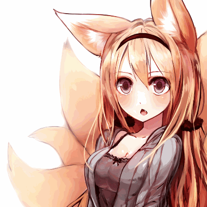 anime fox girl wallpaper
