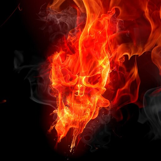 Огненный череп фото Огненный череп фото
