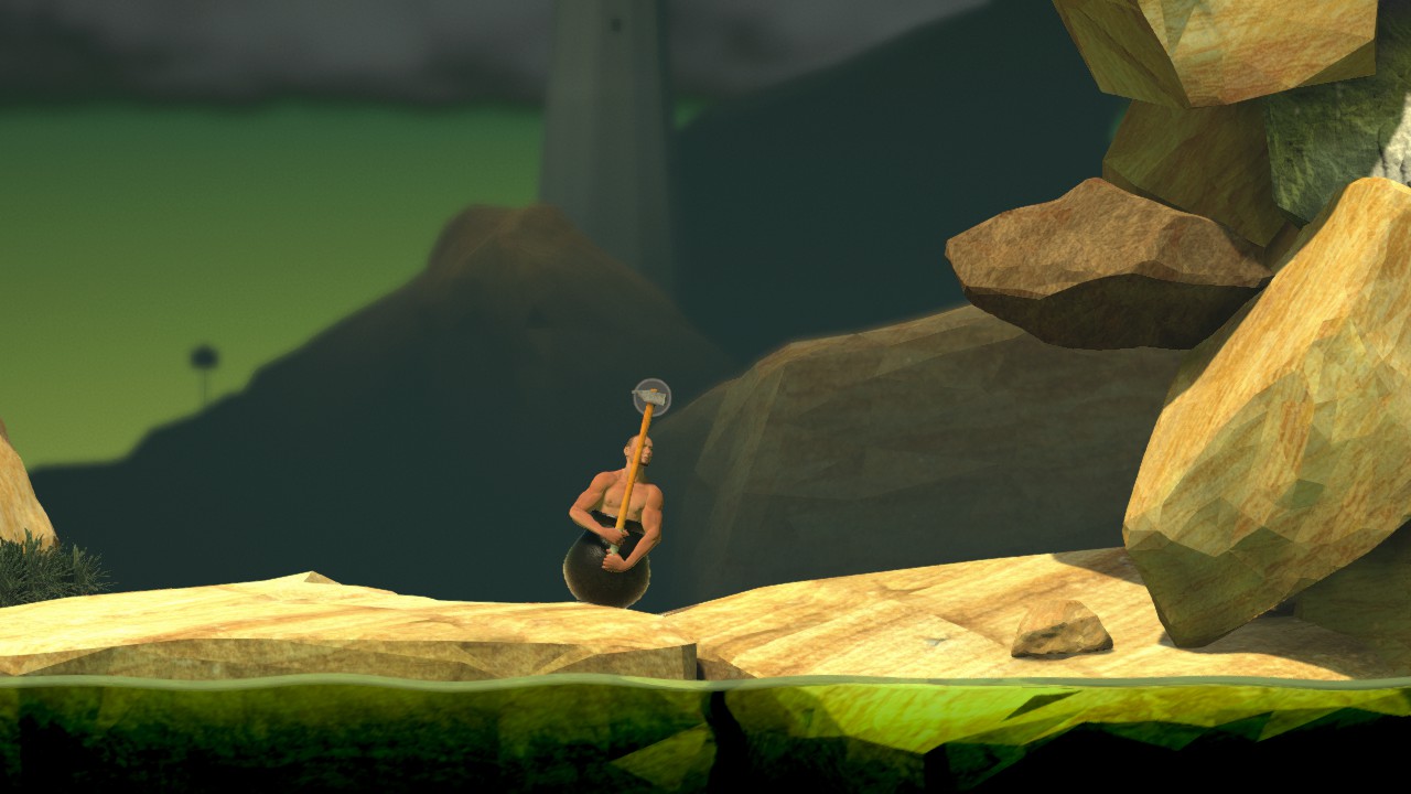 getting over it with bennett foddy full map