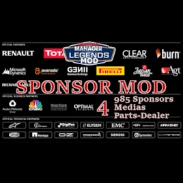 Спонсор менеджер. Motorsport Manager sponsors.