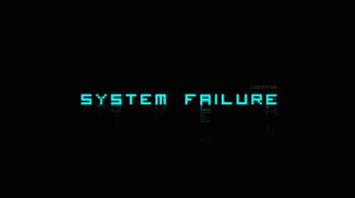 system failure wallpaper