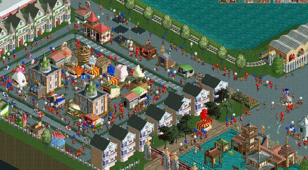 Rollercoaster Tycoon 2 Gameplay Trailer - Download Free Games 