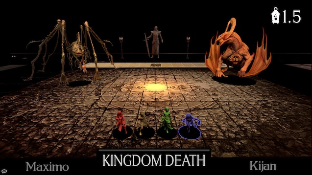 Steam Workshop Kingdom Death Monster 1 5 Maximo Kijan Table