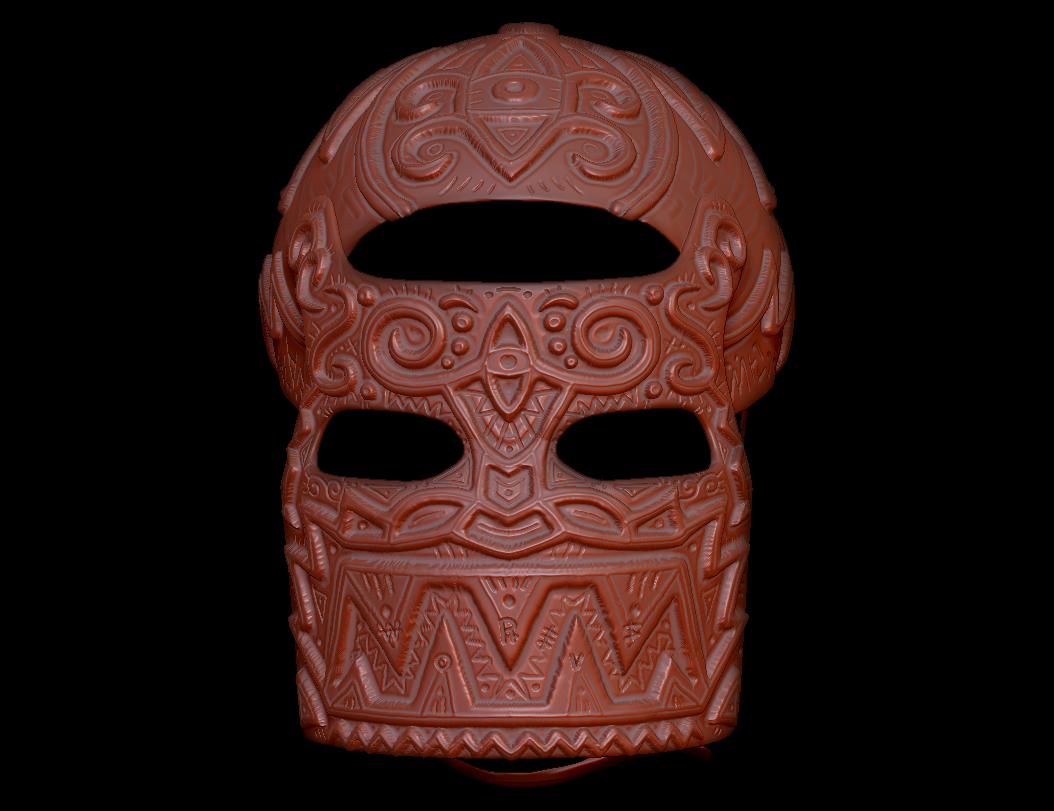 Legendary Gold Facemask thumbnail 3