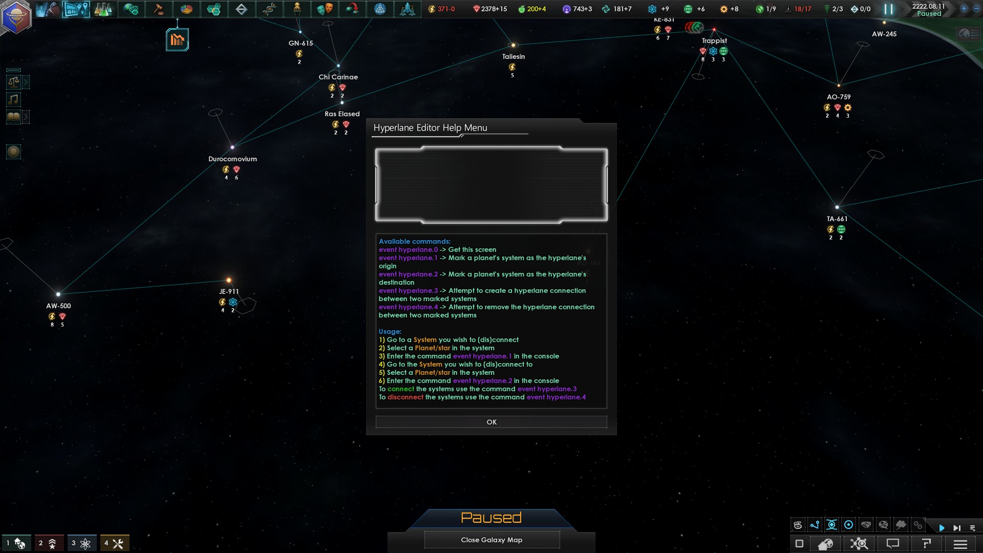 Steam Workshop::Hyperlane editor (commandline)