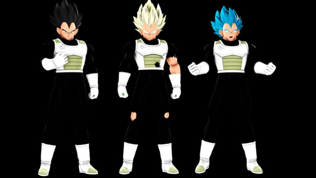 Second Life Marketplace - MM (Mesh Mirage) DBXV2 Vegeta All Outfits Pack  V2.0.3