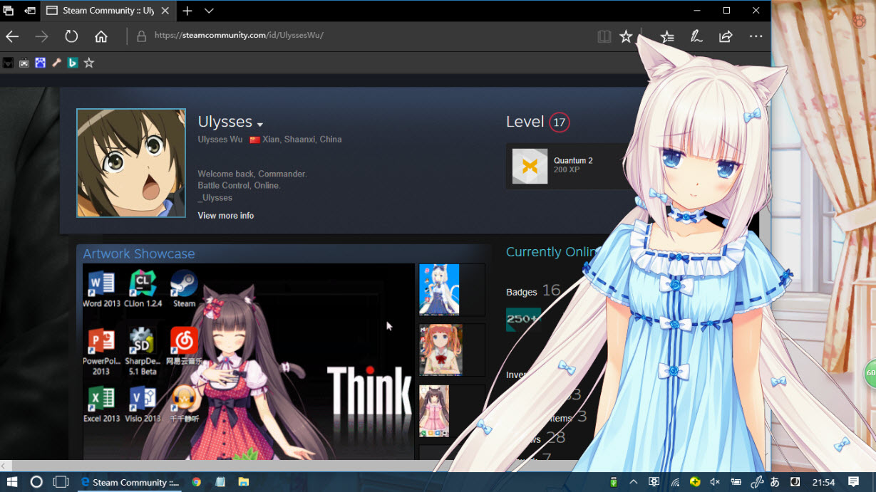 Steam Workshop Nekogirls Live Wallpaper