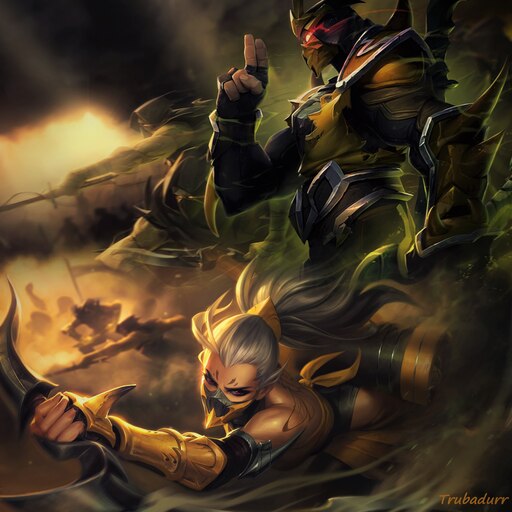 Shen Yellow Jacket & Akali Stinger (League of Legends) .
