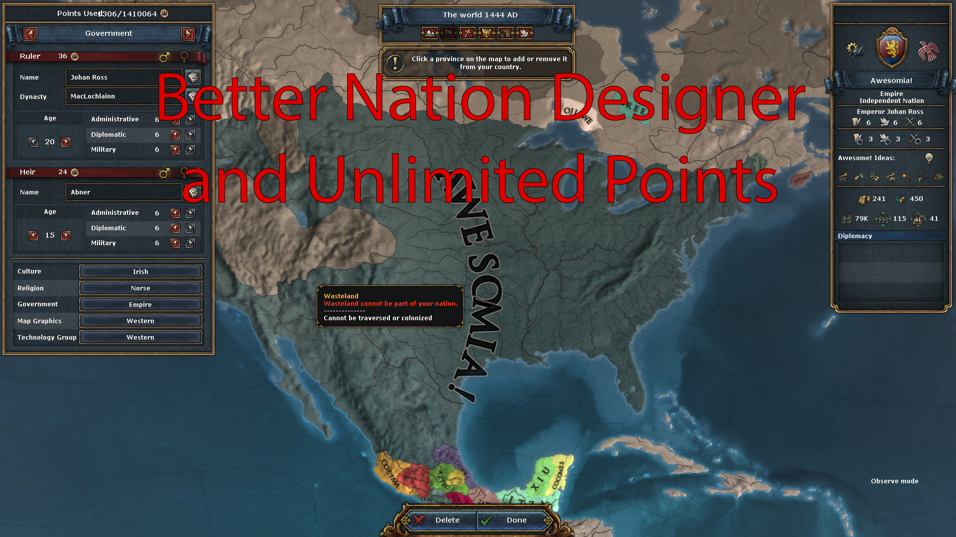 eu4 custom map mod