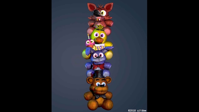 Steam Atolyesi Fnaf Five Nights At Freddy S 2 Map Models Plushies