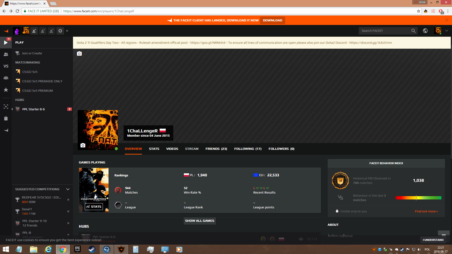You have been banned on steam на faceit фото 4