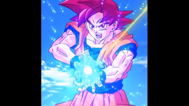 Goku SSJ God  Anime dragon ball goku, Anime dragon ball super