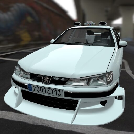 Peugeot 406 Taxi 2 3D model
