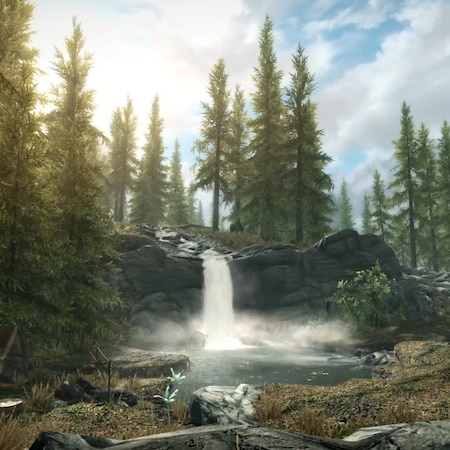 Skyrim Ambience / 1920 X 1080 / HD / ASMR / Day