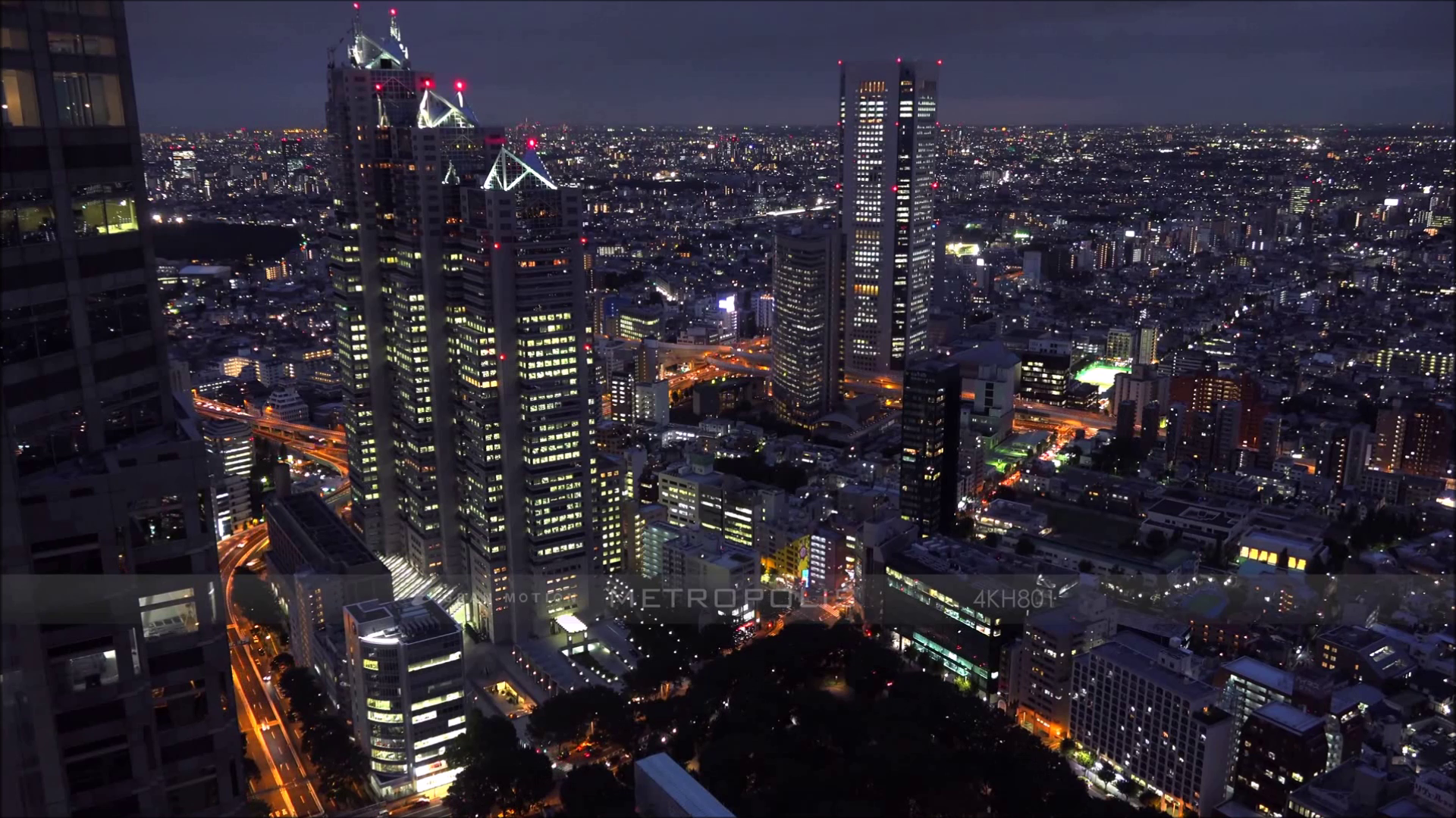 Steam ワークショップ Tokyo Hd Wallpaper 19 X 1080 Cinemagraph 東京のリアル都市風景 夜景
