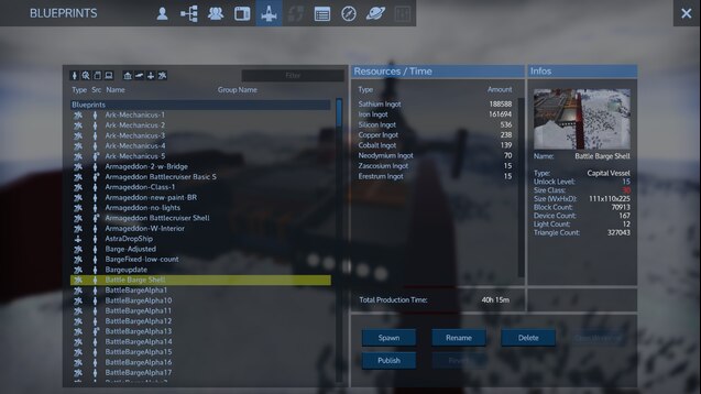 Steam Workshop Battle Barge Shell