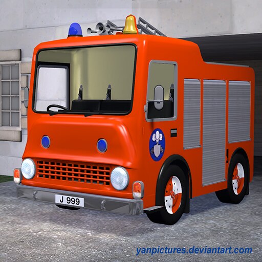 Fireman sam cheap jupiter fire engine