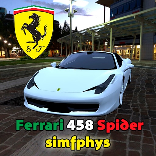 Steam Workshop::DK Ferrari 458 Spider {simfphys}