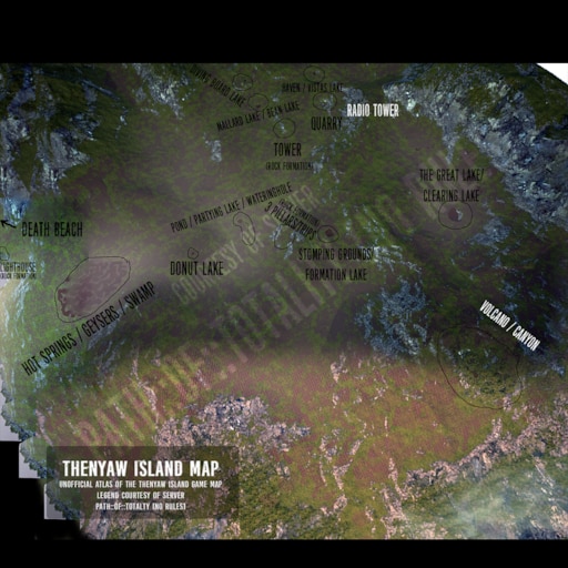 Comunitate Steam Ghid Thenyaw Island Game Map Labeled Atlas