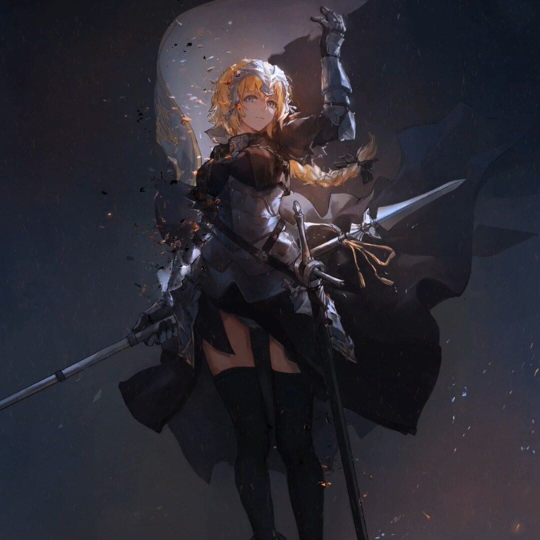 Fate/Apocrypha | Судьба/Апокриф [Ruler/Рулер/ルーラー/Jeanne d'Arc] - 1080p