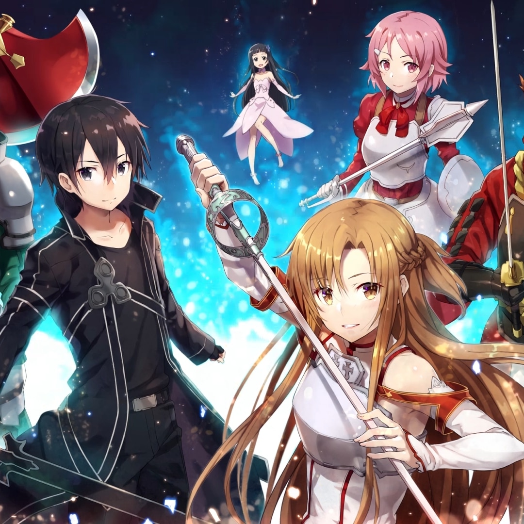 Sword Art Online / Kirito - Asuna - Yui - Klein - Agil - Silica - Lisbeth