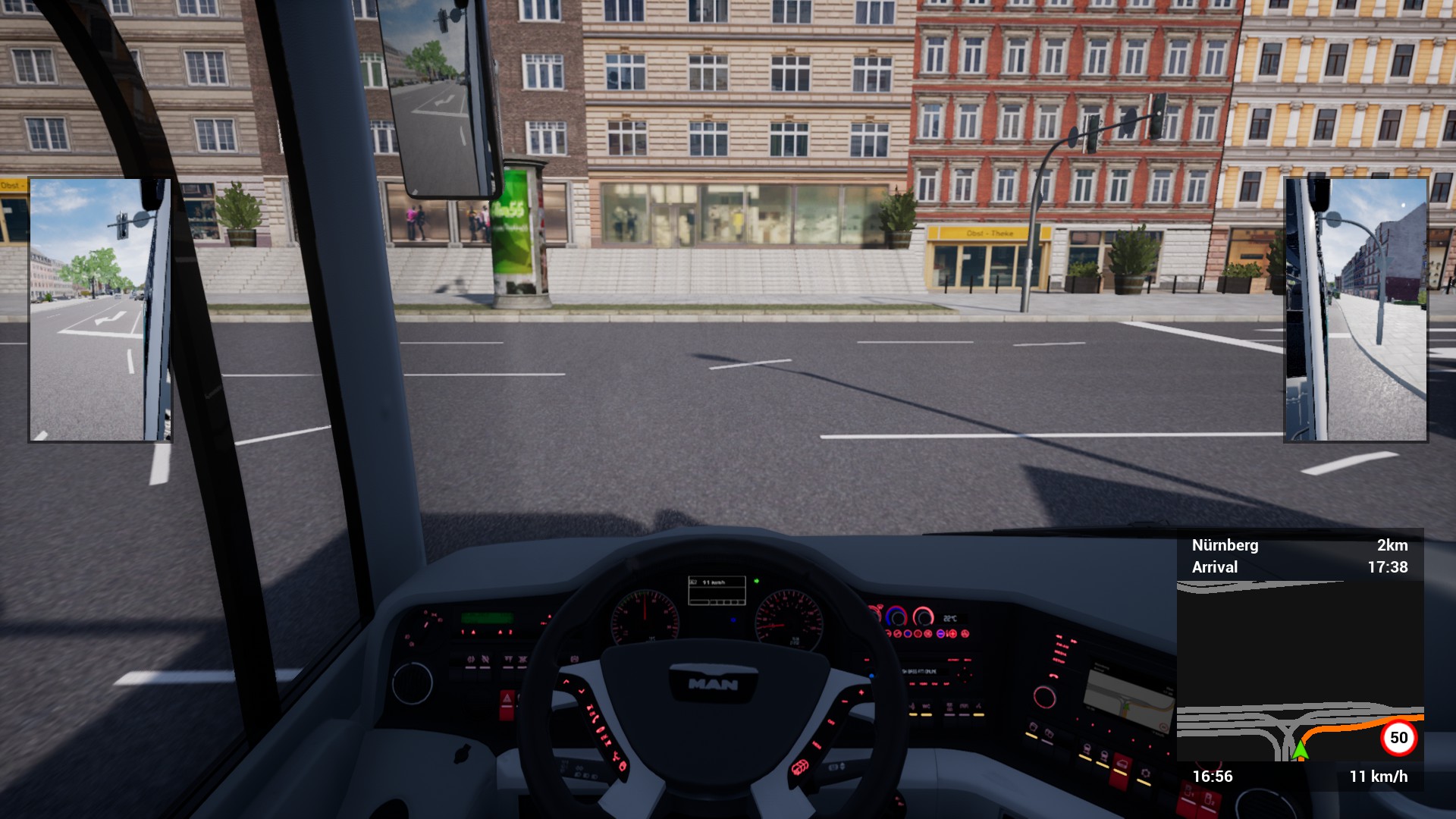 fernbus simulator trainer