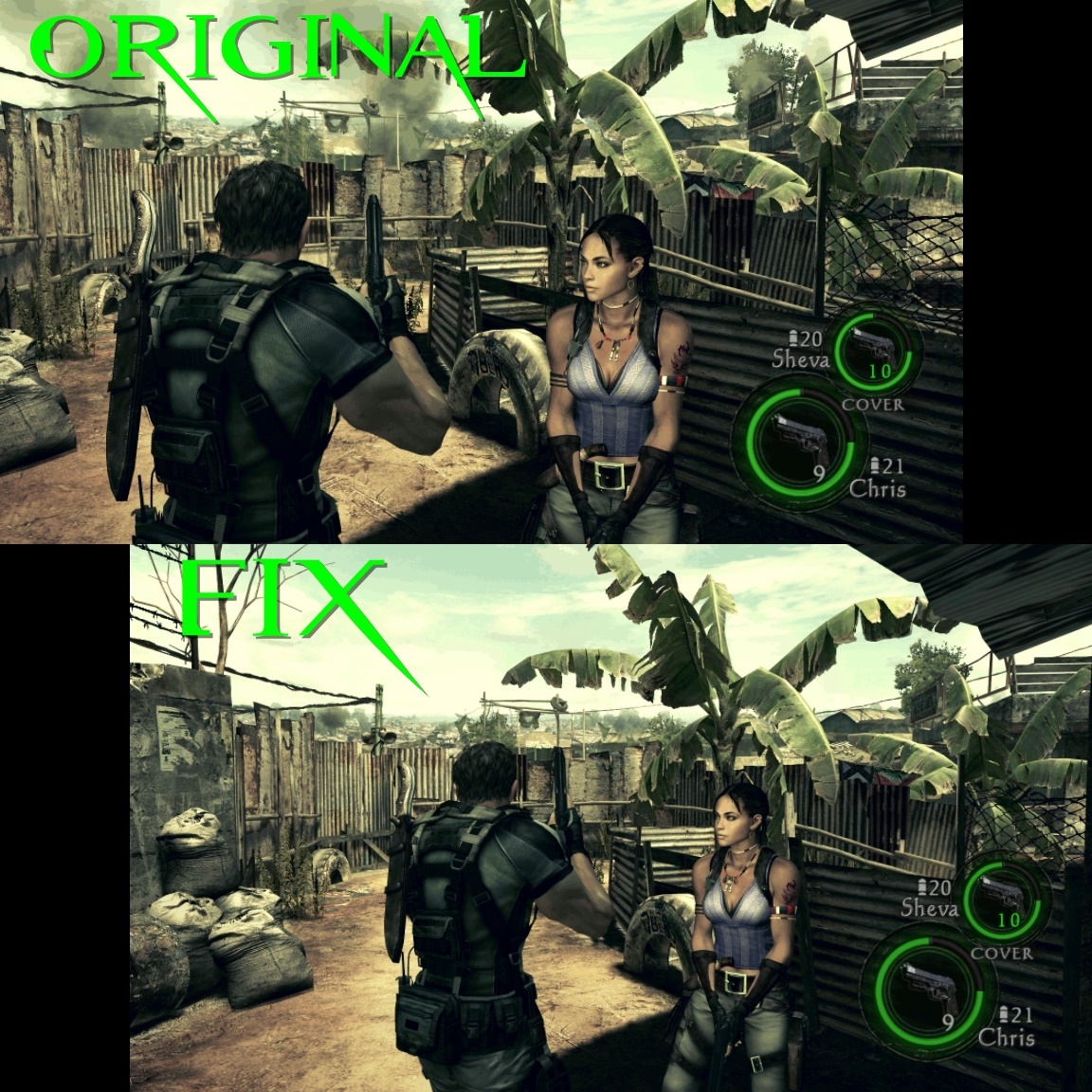 Steam Community :: Guide :: Resident evil 5 - Modification of the character  and more