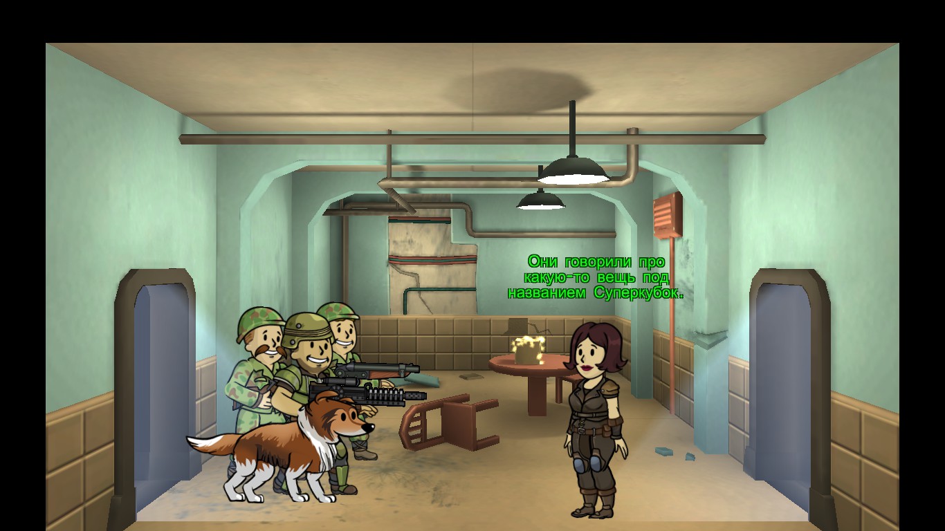 fallout shelter 3 long room