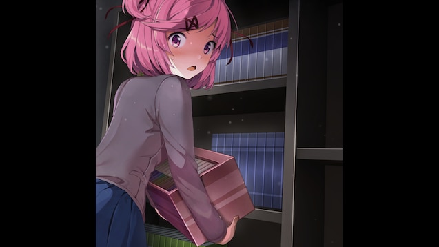 Steam Workshop::Natsuki with the box (Doki Doki Literature Club!)