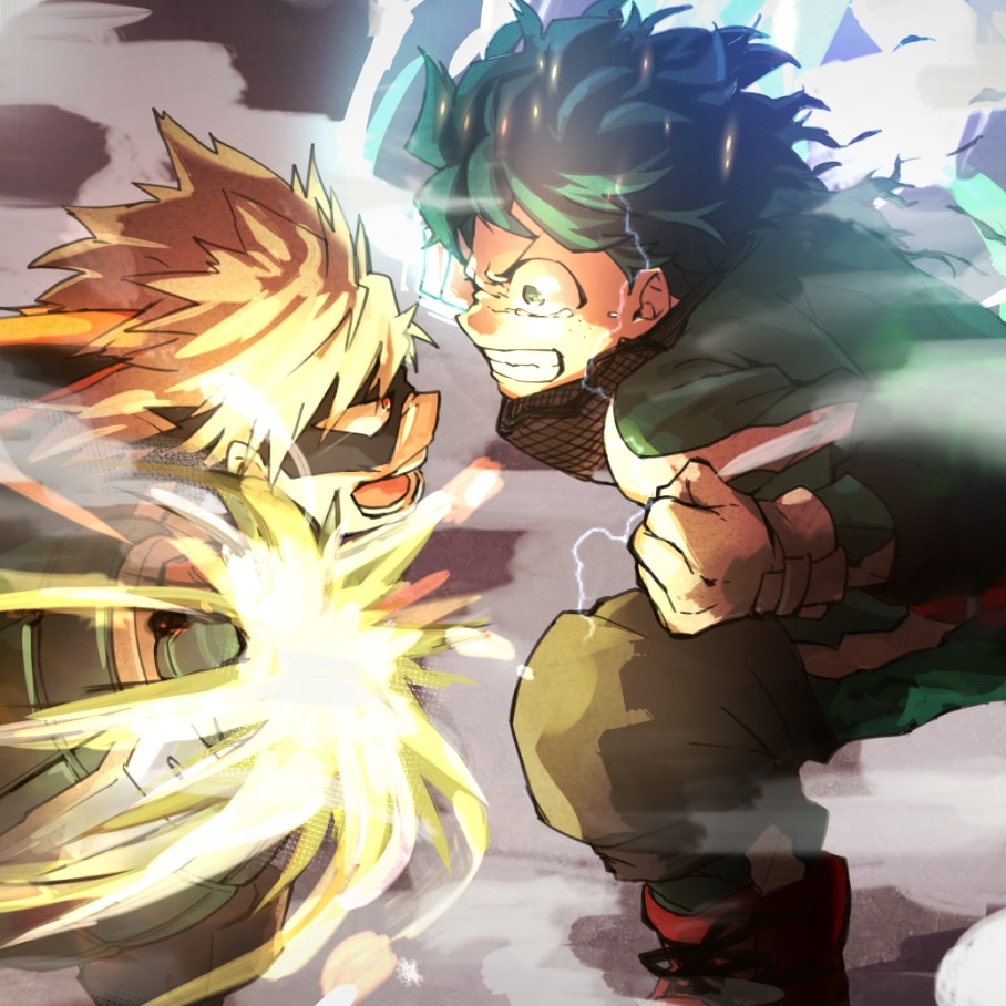 Deku Vs Bakugou Animated - Boku No Hero Academia