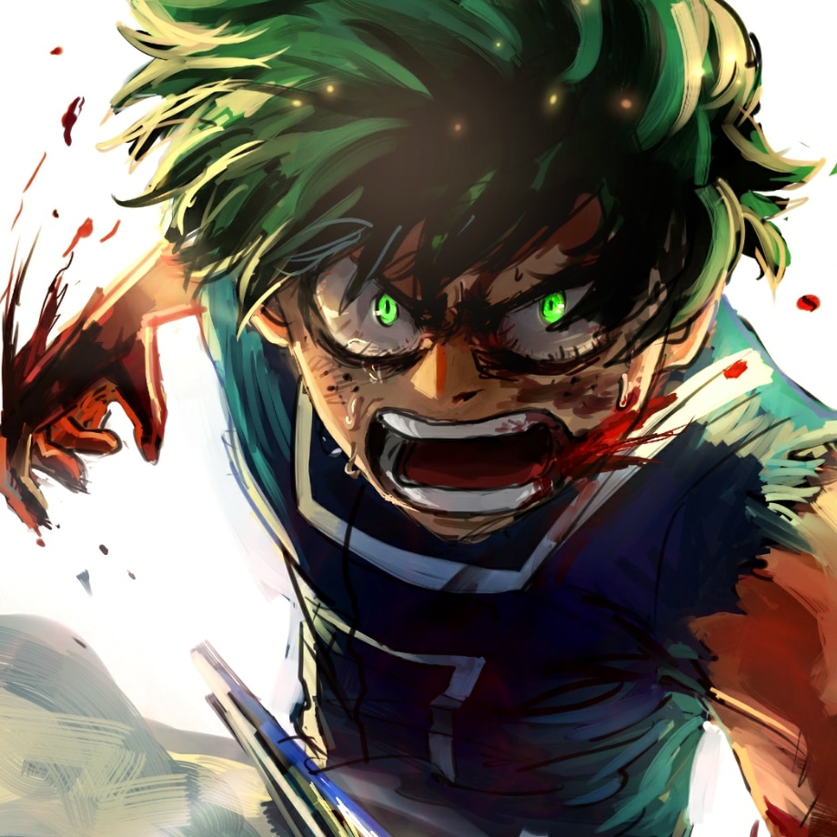 Deku Blood Animated with sound - Boku No Hero Academia Wallpaper