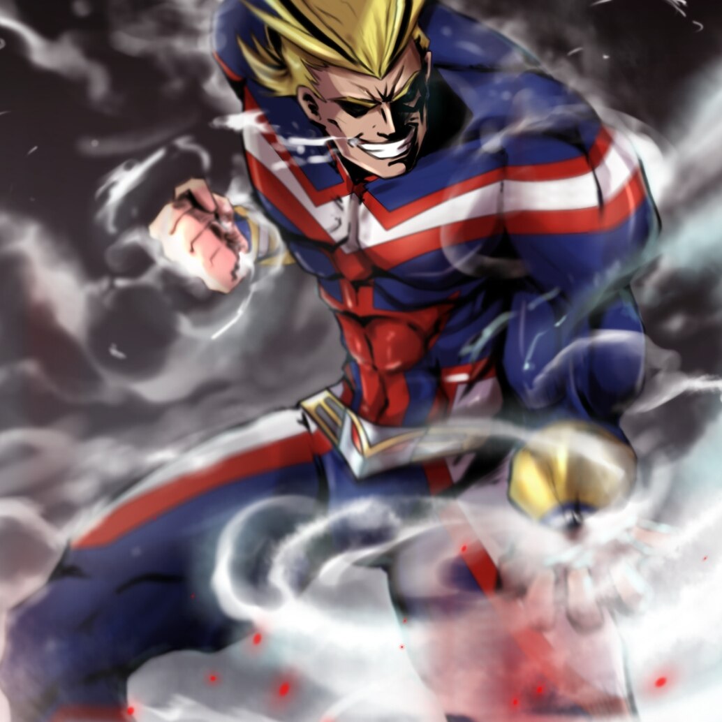 All Might Red Theme - Animated - Boku No Hero Academia - with music