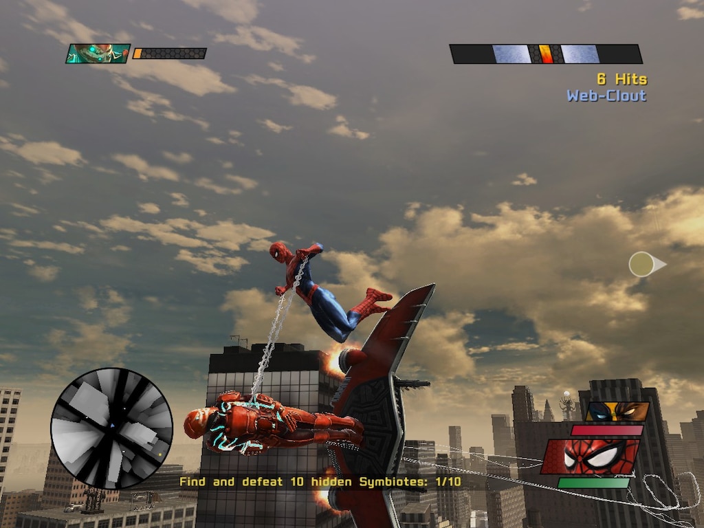 In 'Spider-Man: Web of Shadows', at the start of the game where