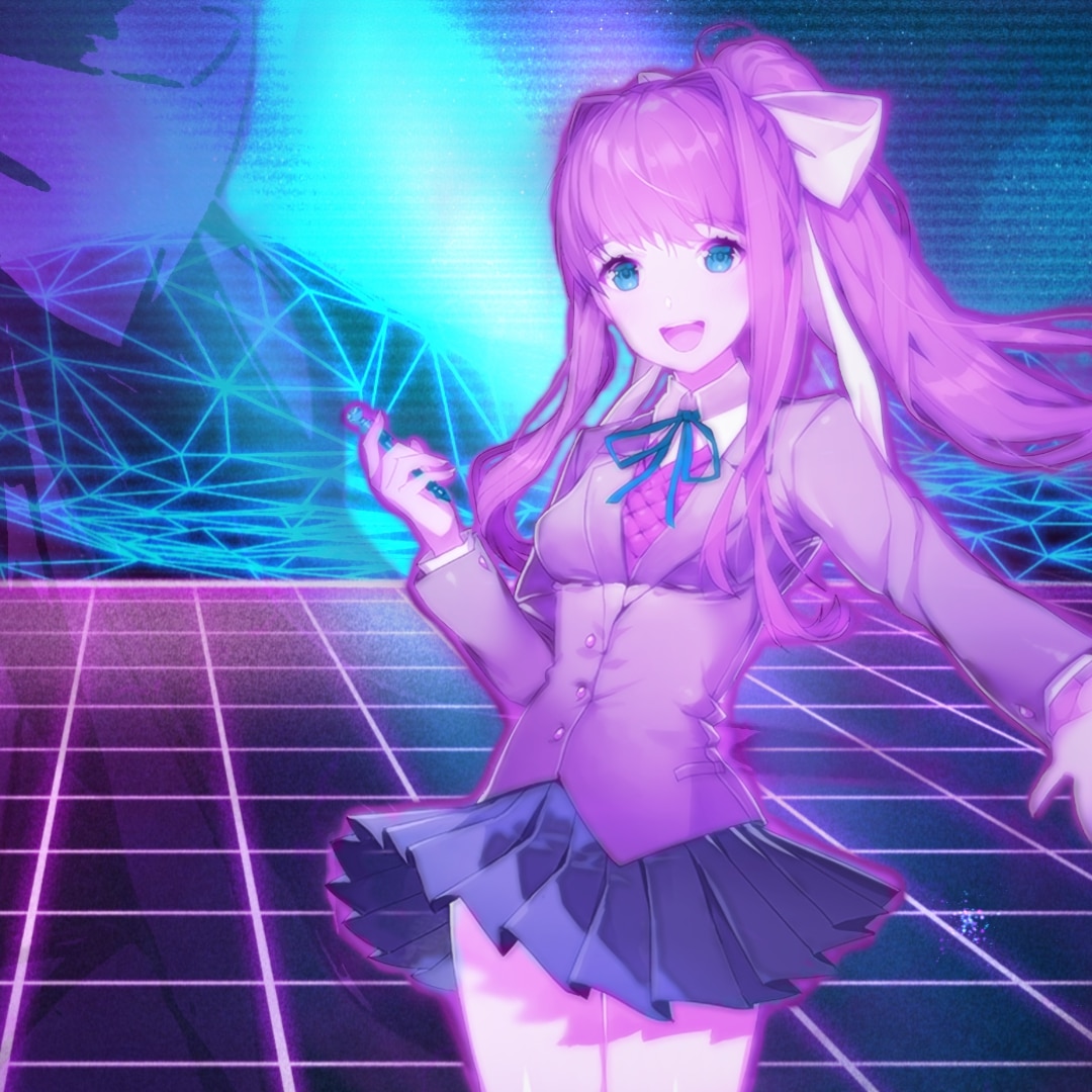 (DDLC) Monika - Retro Vaporwave