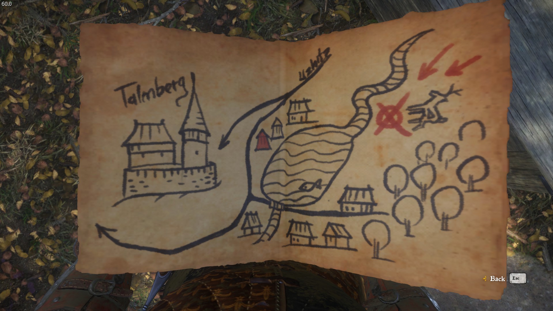 Kingdom come deliverance карта сокровищ 11 ничего нет