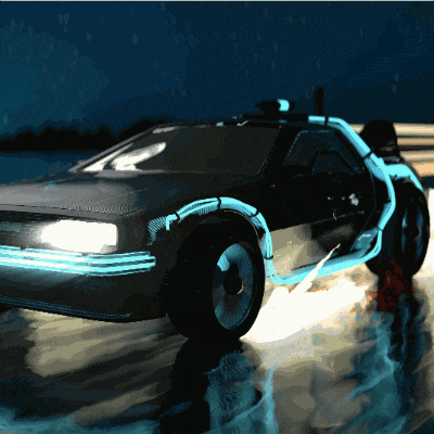 Back to the Future DeLorean