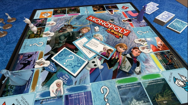 Jeu Monopoly Junior - Édition Reine des neiges 