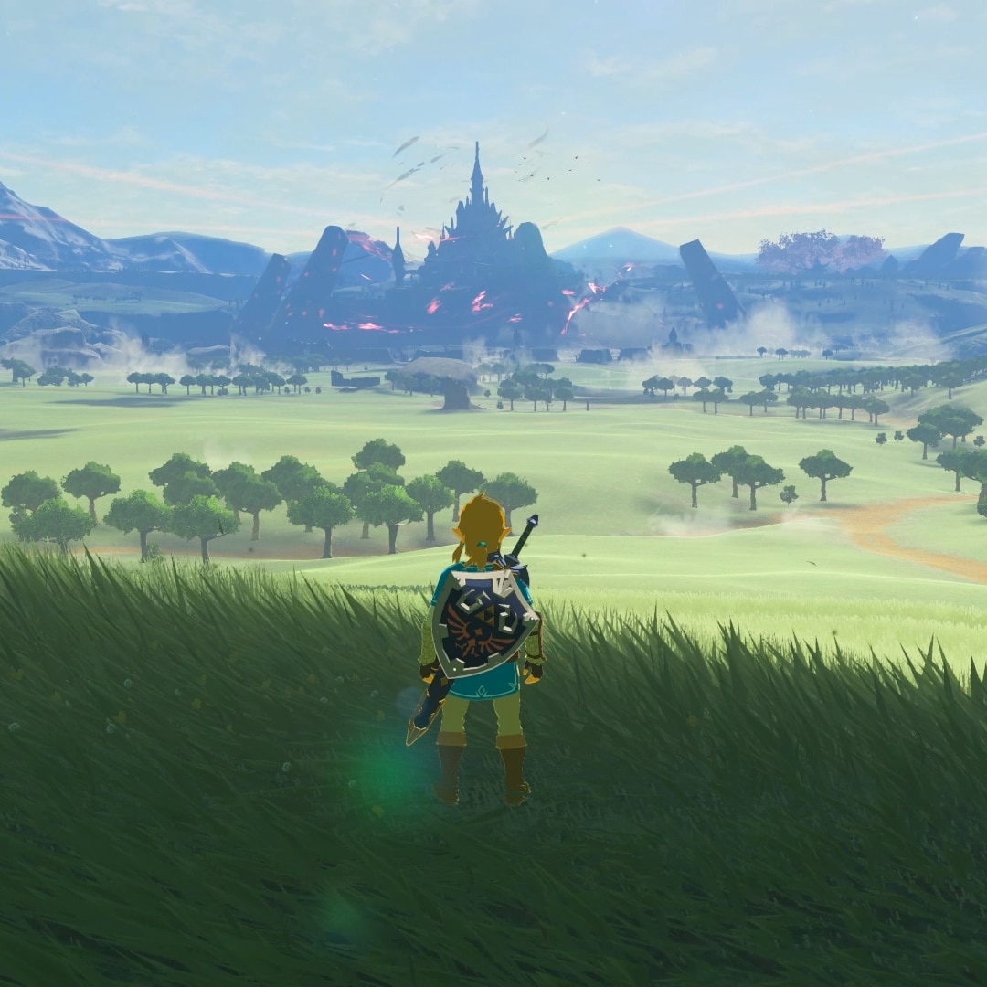 The Legend of Zelda: Breath of the Wild atmospheric landscape