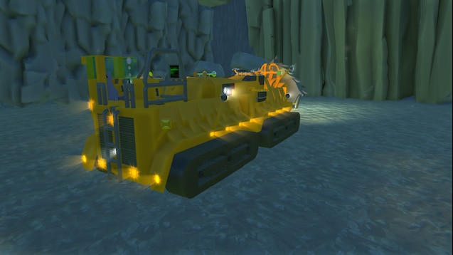 mining drill vehicle