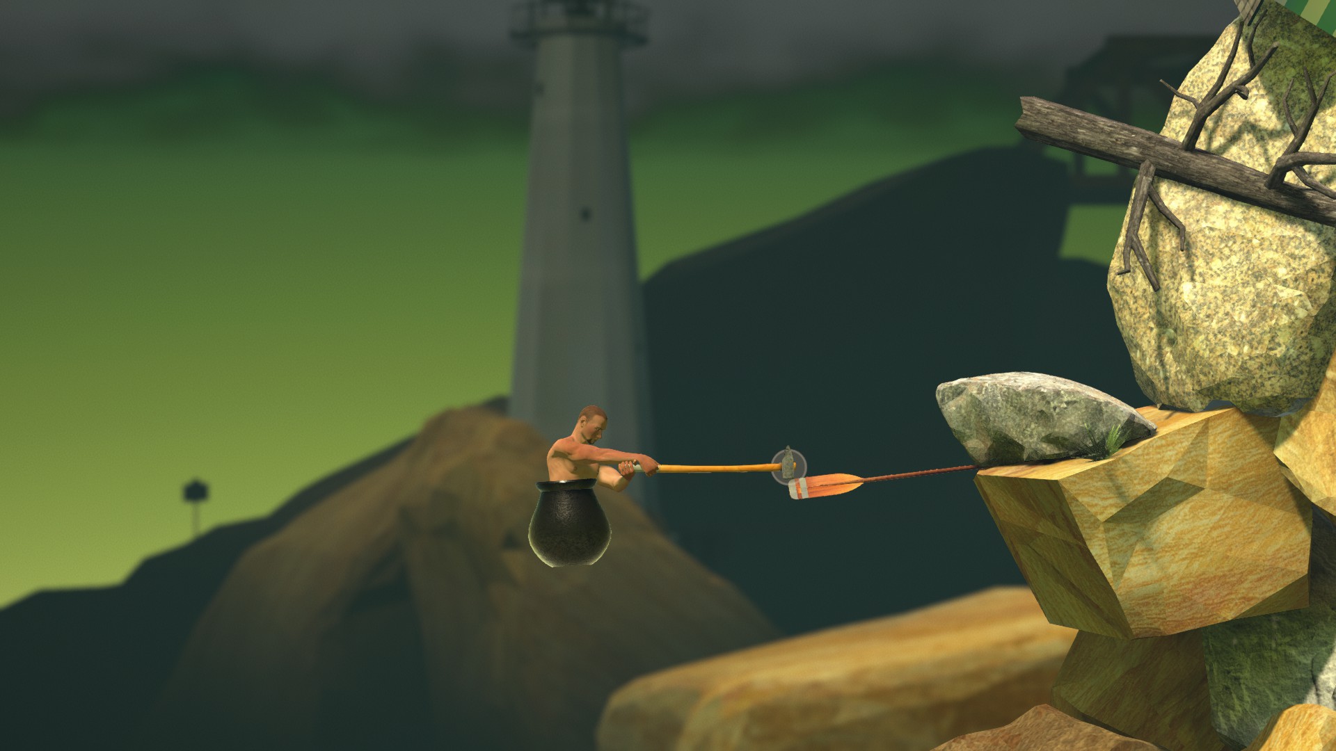getting over it with bennett foddy full map