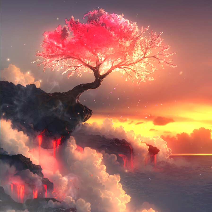 The burning Sakura