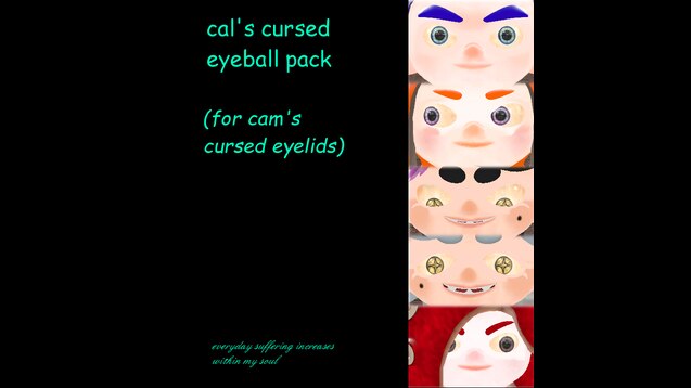 Steam Workshop Splatoon Cursed Inkling Eyeballs Pack