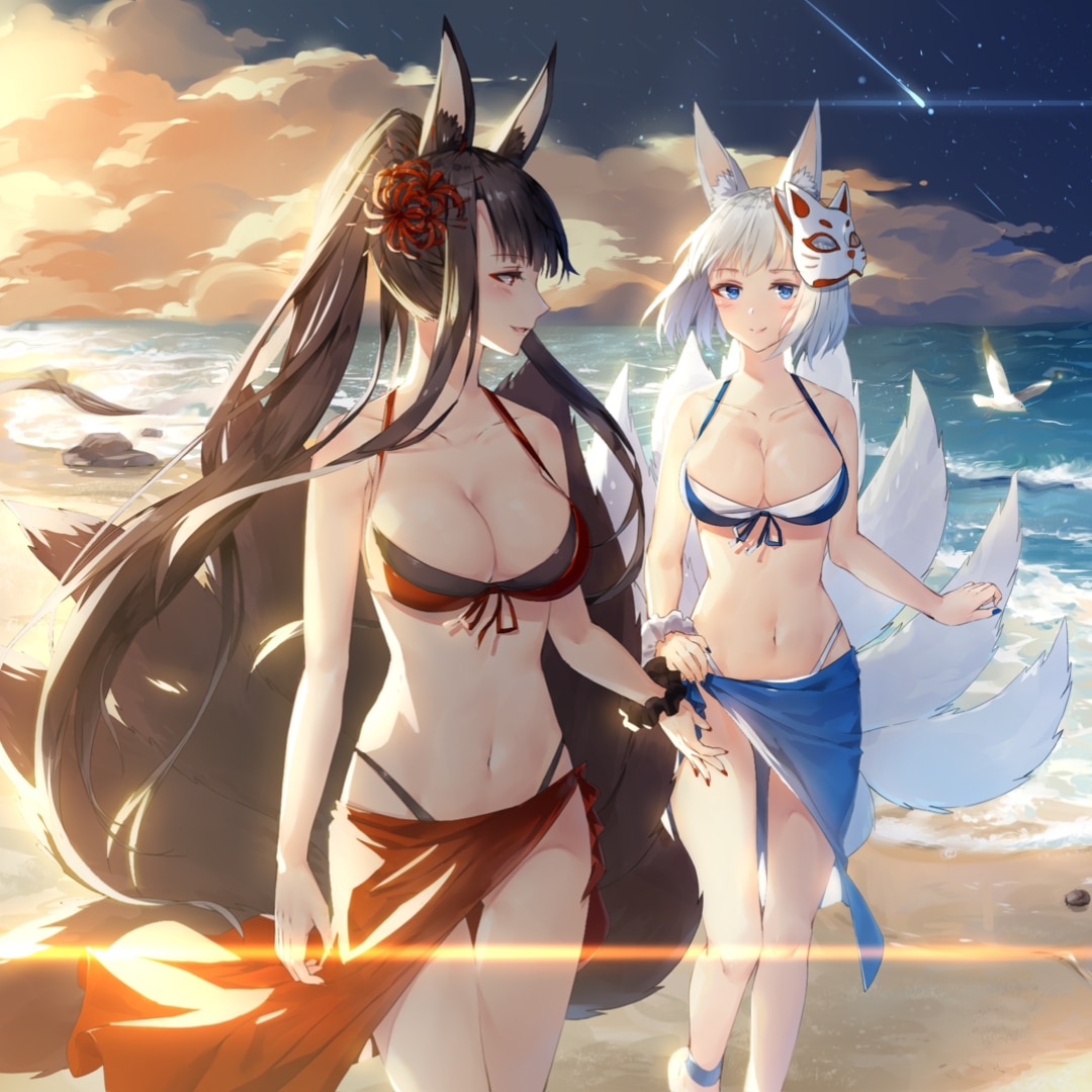 Azur and Kaga ( Azur lane )