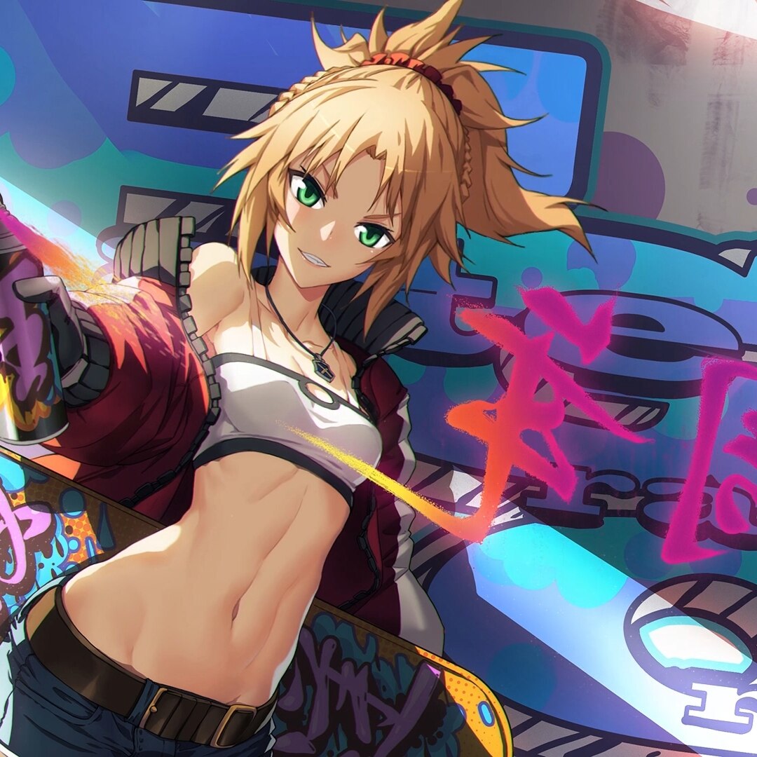 Saber graffitist from Fate apocrypha