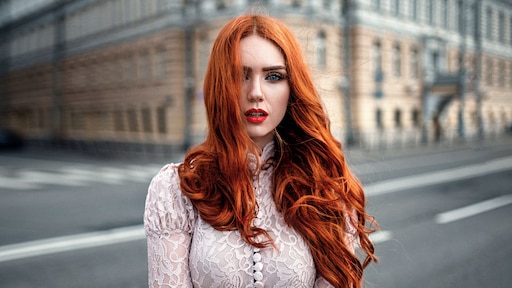 Redhead Beautiful Porn - Beautiful redhead woman â€” Domination Porn Pics