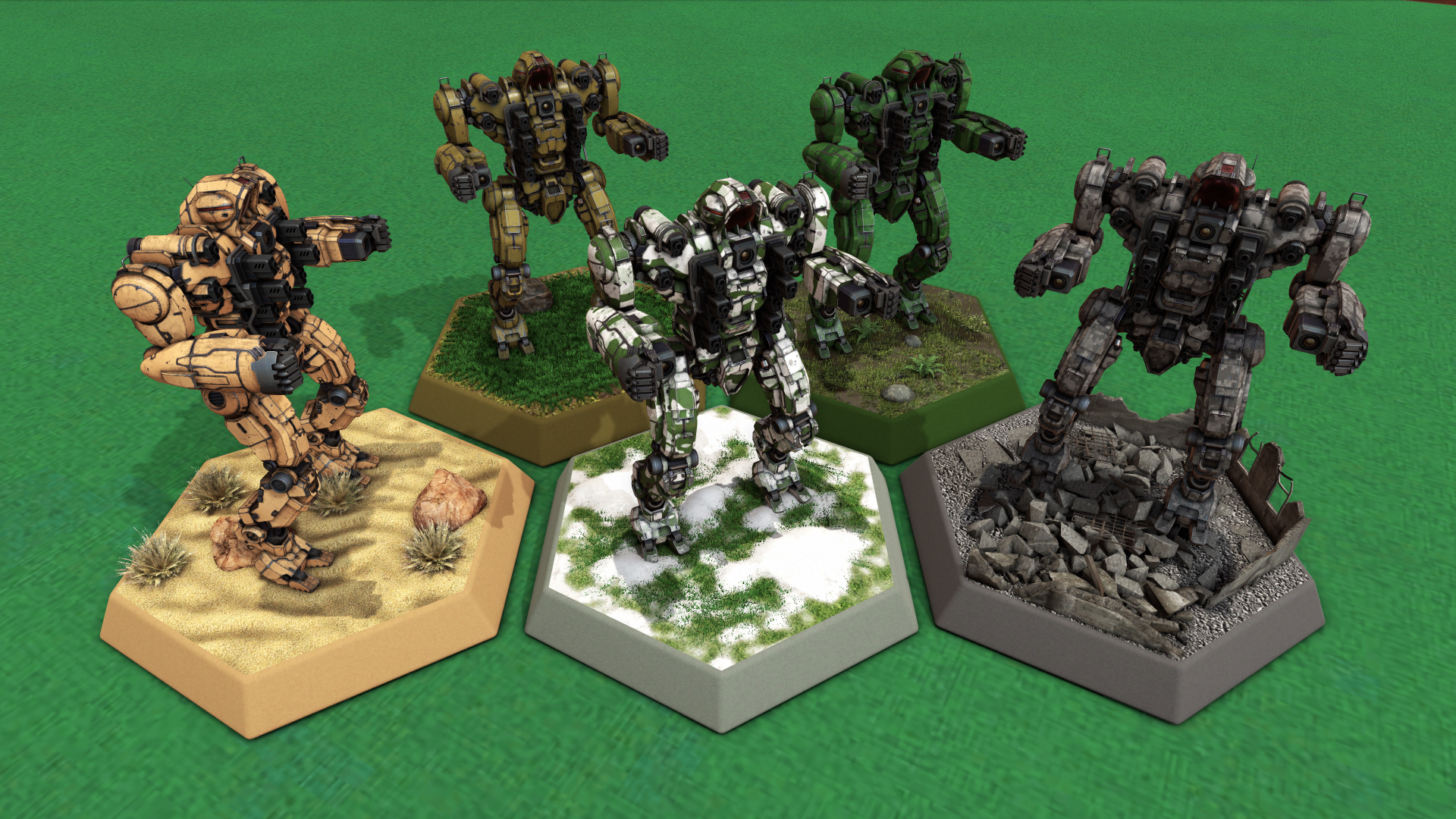 Steam Workshop::BattleTech 'Mech Pack - MechWarrior High Definition Models