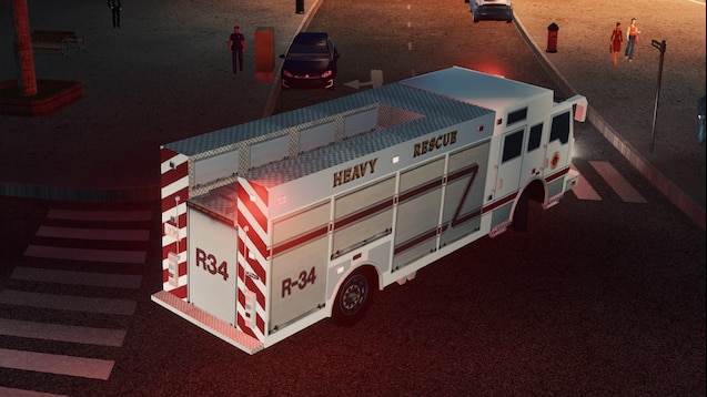 Steam Workshop 2016 Pierce Velocity Rescue White Csfd - roblox fire truck