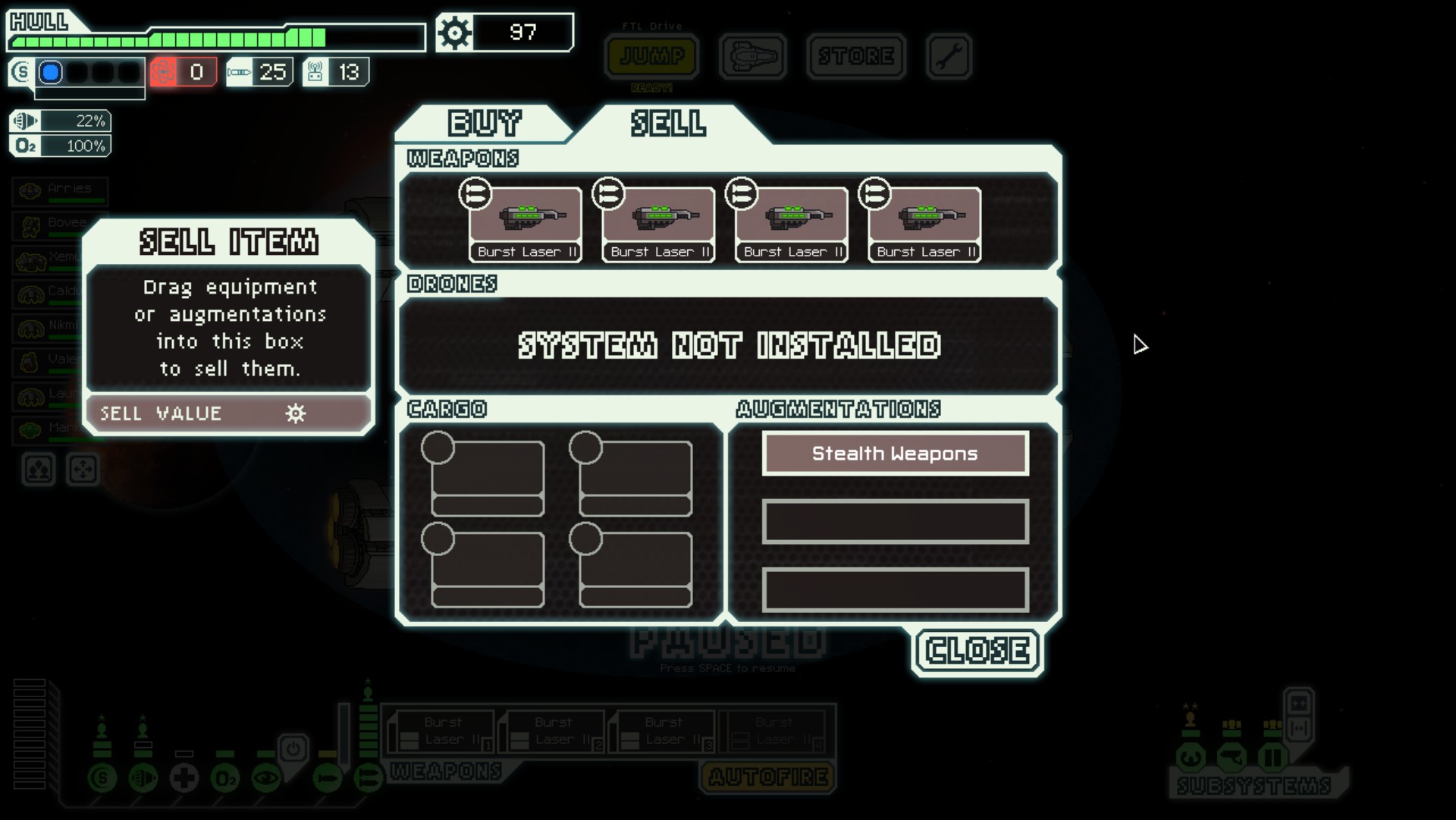 ftl faster than light cheat end boss